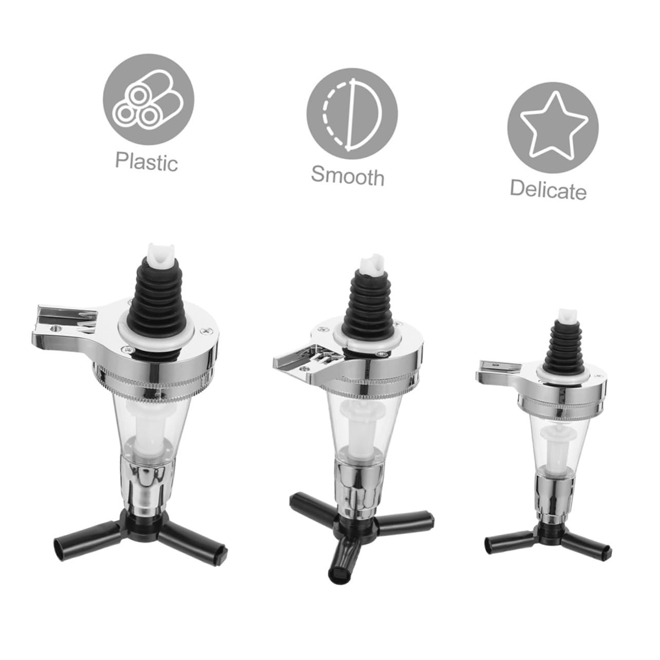 COLLBATH 3 Piezas Dispensador de Vino Colgante de Pared Dosificador de Bebidas con Bomba de Agua Diseño Ahorrador de Espacio para Fiestas y Bodas Material Plástico y Silicona Premium