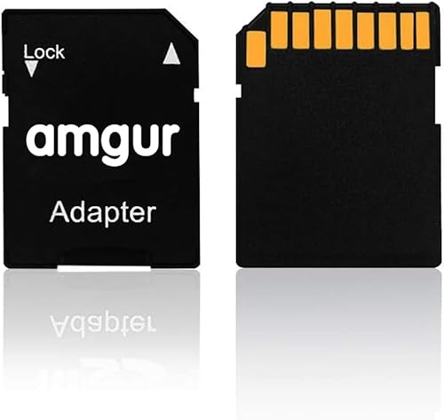 Miniatura 2 de Adaptador de tarjeta micro SD a tarjeta SD, tarjeta TF Micro SDHC a SD SDHC adaptador funciona con tarjetas de memoria para cámaras antiguas, PDA,
