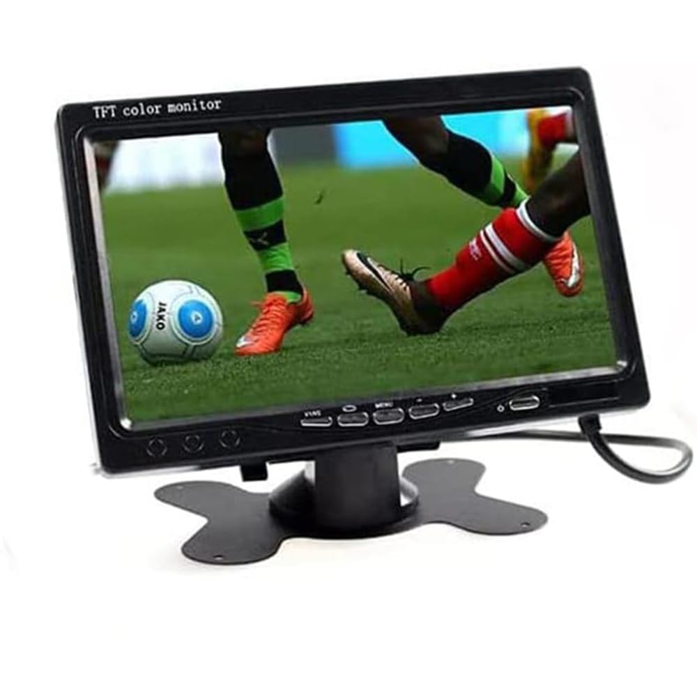 Vetrineinrete® Monitor lcd tft 7" a colori per telecamera retromarcia 7 pollici con telecomando per poggiatesta cruscotto auto macchina camper G32