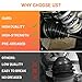 Magorfas Front Left/Right CV Axles Polaris Sportsman 400 450 HO ; 500 570 700 800 EFI/EFI Touring/EFI X2-2007-2020, CV Axle Drive Shaft & Wheel Bearing Kit