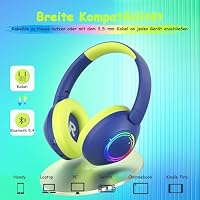 TONOSHARK Kopfhörer Kinder Bluetooth | Noise Cancelling Kopfhoerer Kinder – Ansicht 7