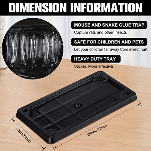 24 Pcs Mouse Trap, Glue Traps, Adhesive Rat Trap, Mouse Sticky Traps, Insect Pest Mice Snakes Traps For Household Home Indoor Outdoor, 10 X 5 Inch #TOP1
