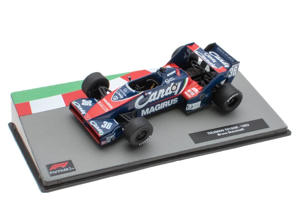 OPO 10 - Miniature car Formula 1 1/43 compatible with TOLEMAN TG183B 1983 Bruno Giacomelli - FD151