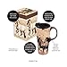 Cypress Home Wild Chestnut Ceramic Latte Travel Cup 17 oz