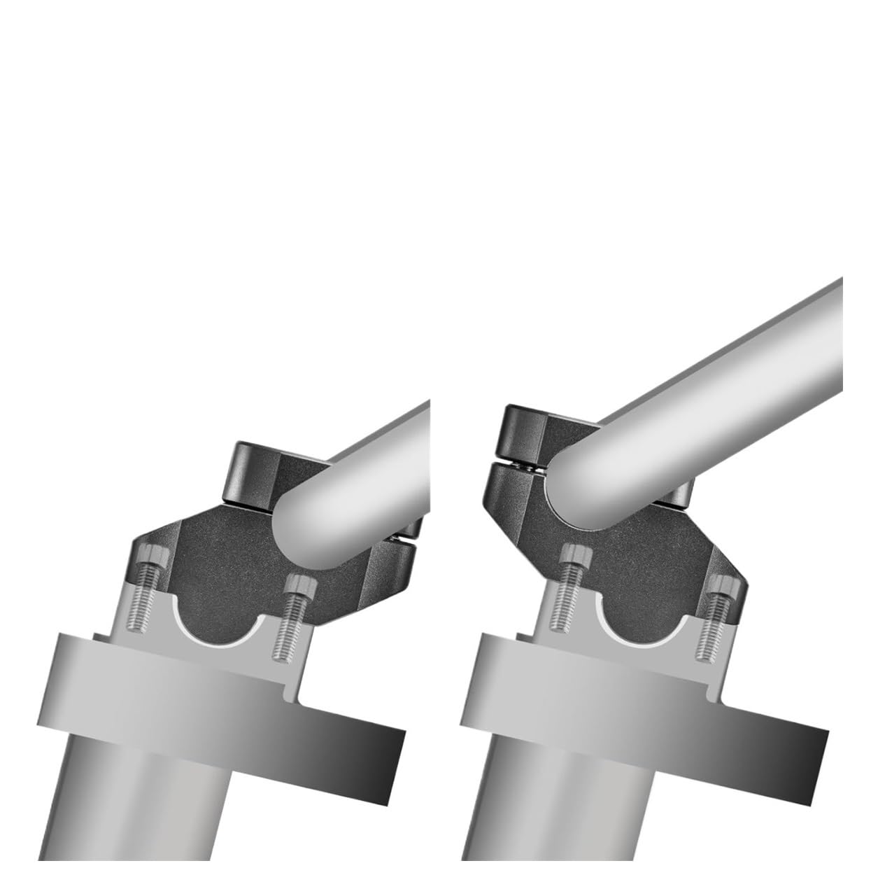 Riser de Guidon de Moto Rehausseurs De Guidon Décalés De 22 Mm (7/8") pour Bandit GSF250 400 600 650 750 1200 1250