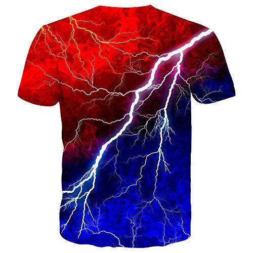 Neemanndy Unisex 3D Colorful Print Graphic Tee Shirts for Men Women and Teens2