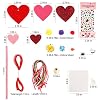 Valentine's Day Crafts for Kids - 361PCS DIY Heart Craft Set for School Gift, 108 Hearts, 50 Googly Eyes, 60 Pom Poms, 36 Wooden Beads, Craft Supplies for Party Favor Decoration #3