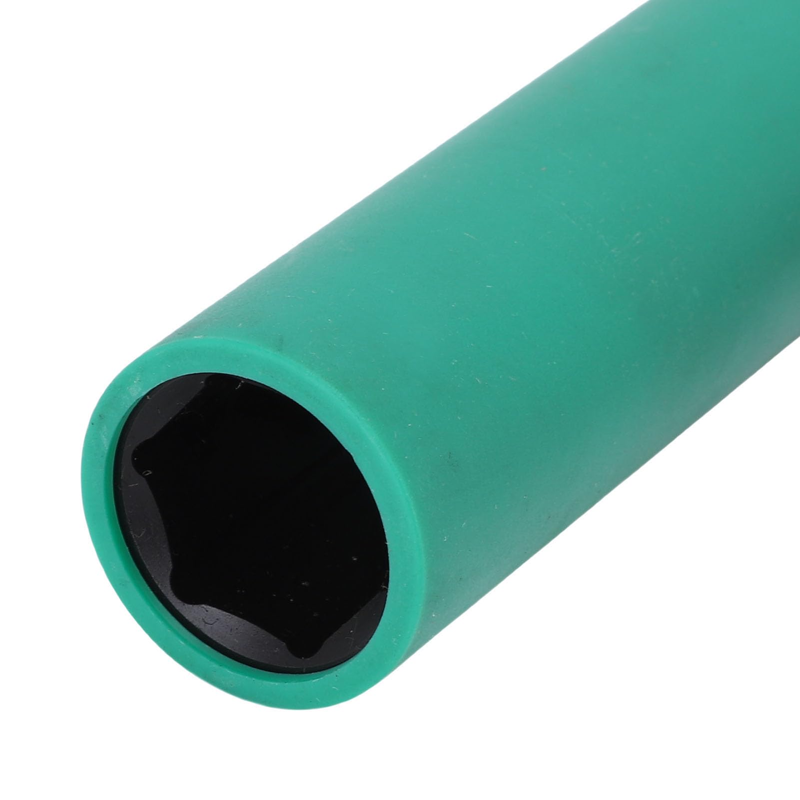 Generic Zestaw 3 nasadek udarowych 1/2 cala, 17 mm, 19 mm, 21 mm, metryczne nasadki do nakrętek kół ze stali CrMo o cienkich ściankach, z kolorowymi osłonami ochronnymi