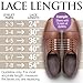Miscly Shoe Laces for Dress Shoes - Round Oxford Shoelaces for Men - Multiple Lengths and Colors Available - Brown, 36″ (91 CM)