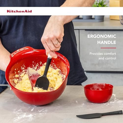 KitchenAid Uniwersalny zestaw 2 szpatułek silikonowych - Almond Cream