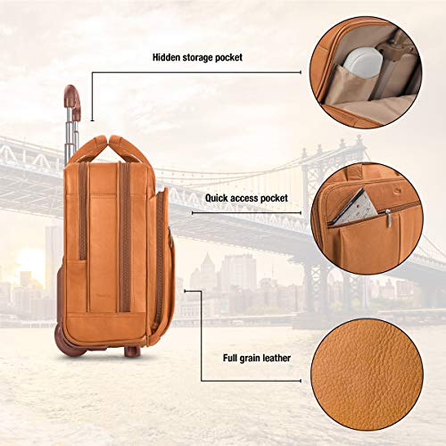 Solo-Walker-156-Inch-Rolling-Laptop-Case-Tan-BrownBrown-D529-1