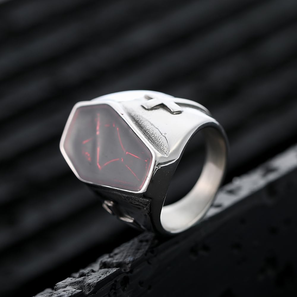 Coffin Skull Ring for Men Women – Gothic Punk Skeleton Couple Design Statement Stainless Steel Jewelry - Image 6