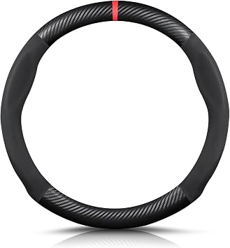 Coprivolante In Fibra Di Carbonio Universale 37-38,5 Cm – Antiscivolo E Morbido, Nero
