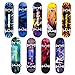 Unibest Skateboard Deck Funboard Holzboard komplett 80x20cm Ahornholz - pink Starlight