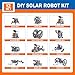 12-in-1 Solar Robot Kit for Kids Age 8-12, STEM Educational Solar Power Robotic Toys Gifts for Kids, DIY Science Building Experiments Kit Christmas Birthday Gifts for Boys Girls Age 8 9 10 11 12
