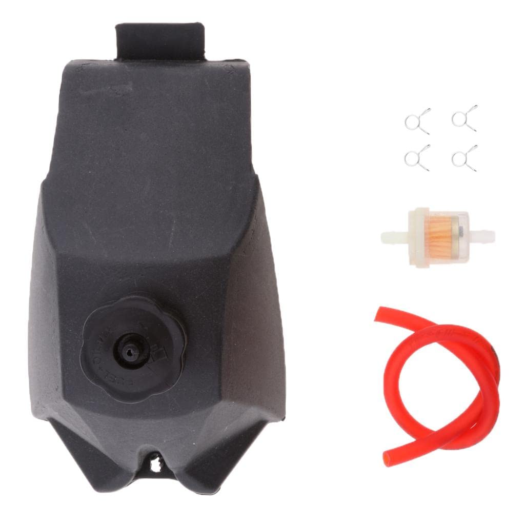 HEAVENGLOW Trade Fuel Tank + Hose + Filter + Clips for 49cc ATV Mini Motor Quad Pocket Dirt Bike-image-49