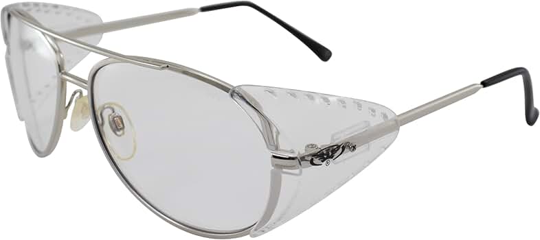 Amazon.com: Global Vision Aviator Safety Glasses Clear UV400