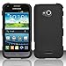 Importer520 Rubberized Snap-On Hard Skin Protector Case Cover for for (Sprint) Samsung Galaxy Victory 4G LTE L300 - Black