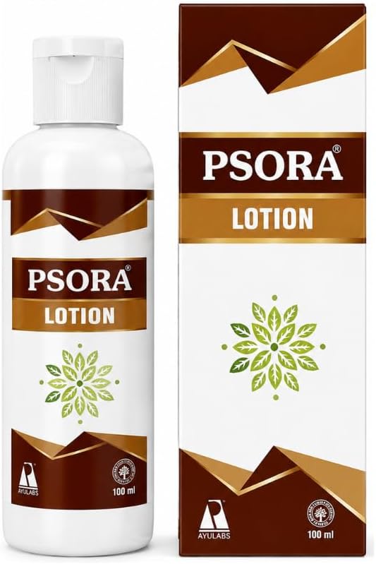 Ayulab Psora Lotion | Pack of 100 ml X 2 pcs | Useful For Psoriasis