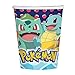 amscan 9904822-66-Bicchieri Pokemon, 8 Pezzi, capacità: 250 ml, in Carta, per Feste, USA e Getta, per Compleanni dei Bambini, Multicolore, 9904822-66