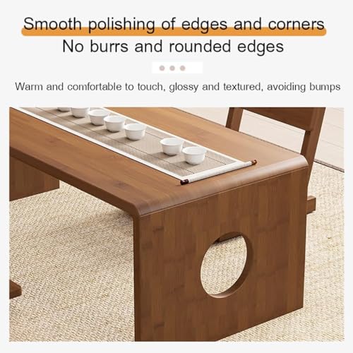 Table basse pliable bambou robuste pour remédier au manque d'espace
