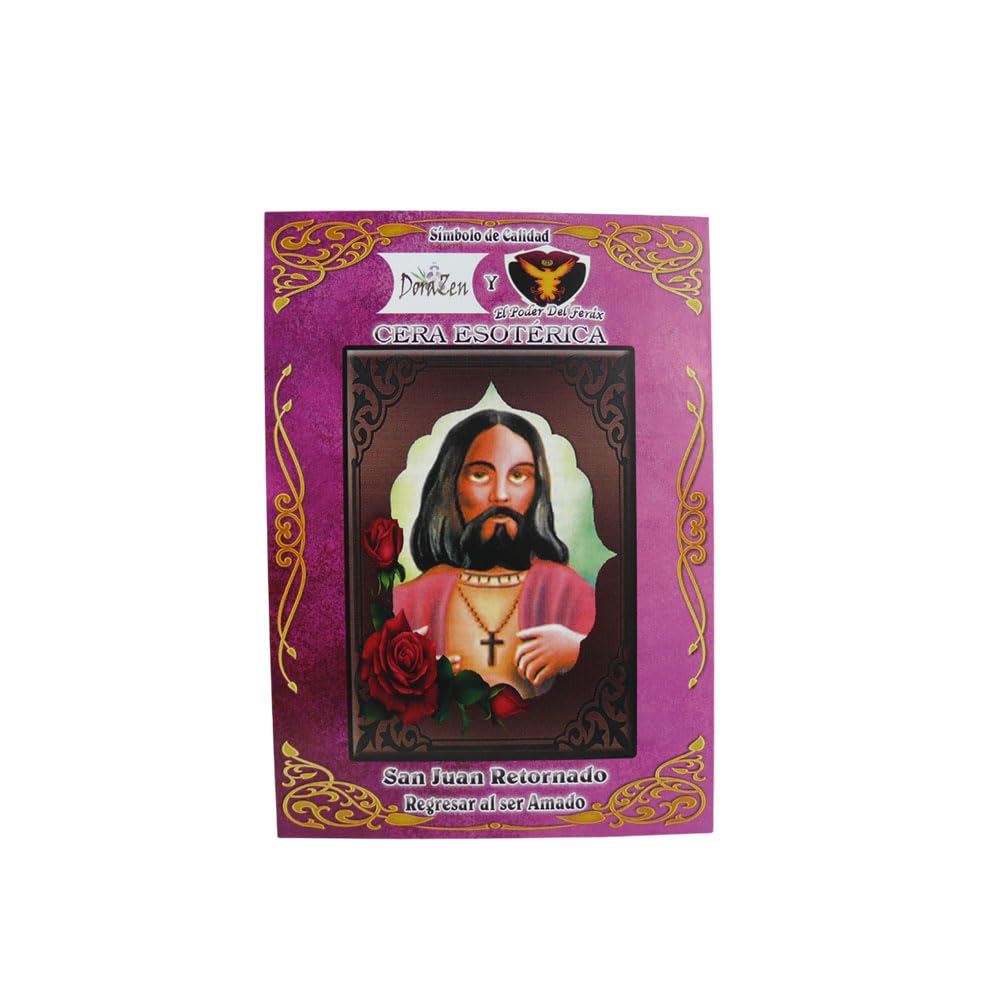 Velón Herboreo San Juan Retornado - Poderoso ritual para recuperar el amor perdido y Restaurar la pasión en tu vida - Las Velas de Mariano