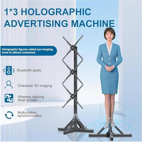 Projektor holograficzny 3D, wentylator LED do wyświetlania reklam na eventy i wystawy, urządzenie do tworzenia ścian wideo dla firm