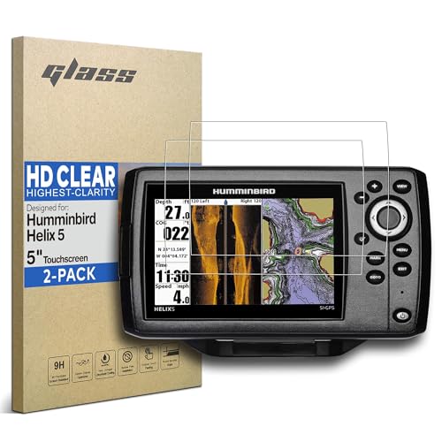 Per Humminbird Helix 5 pellicola protettiva in vetro temperato accessori.