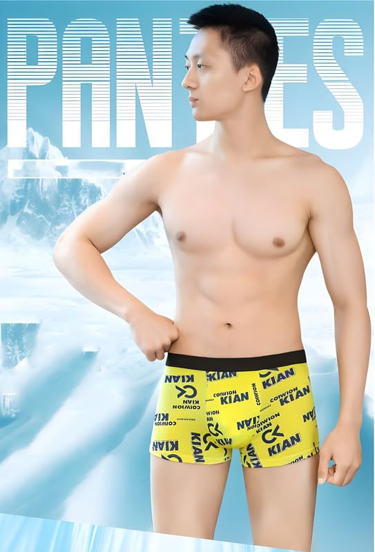 Image of CK INNERWEAR Presents Printed Lycra Ice Silk Underwear for Men