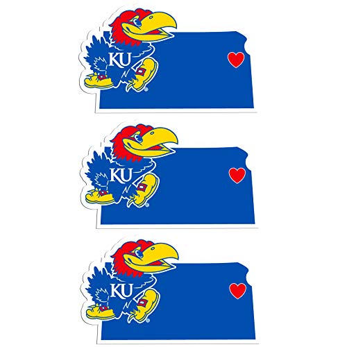 NCAA Siskiyou Sports Fan Shop Kansas Jayhawks Home State Decal One Size Team Color