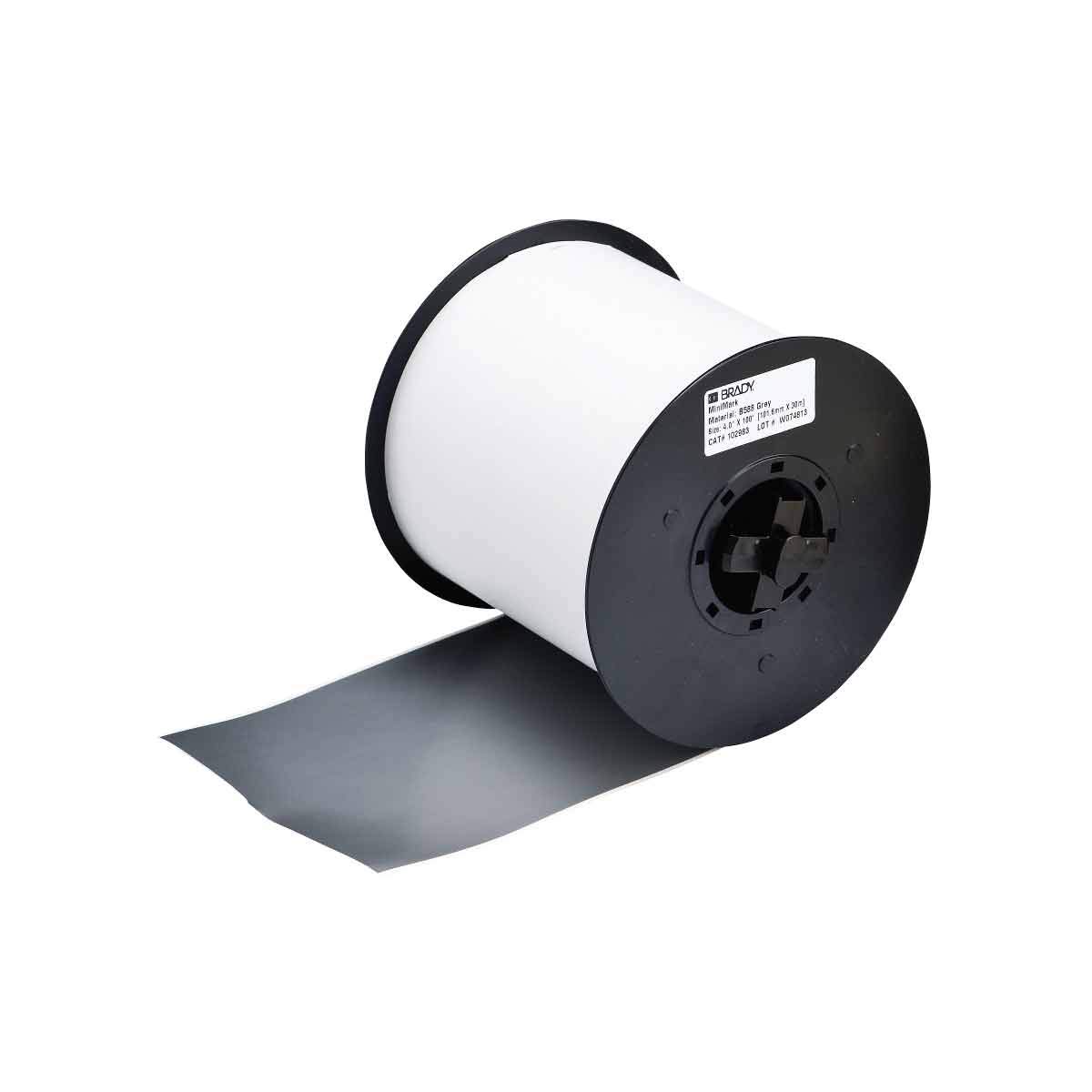 Brady 113218 MiniMarkIndustrial - Nastro in vinile super resistente, colore: Grigio