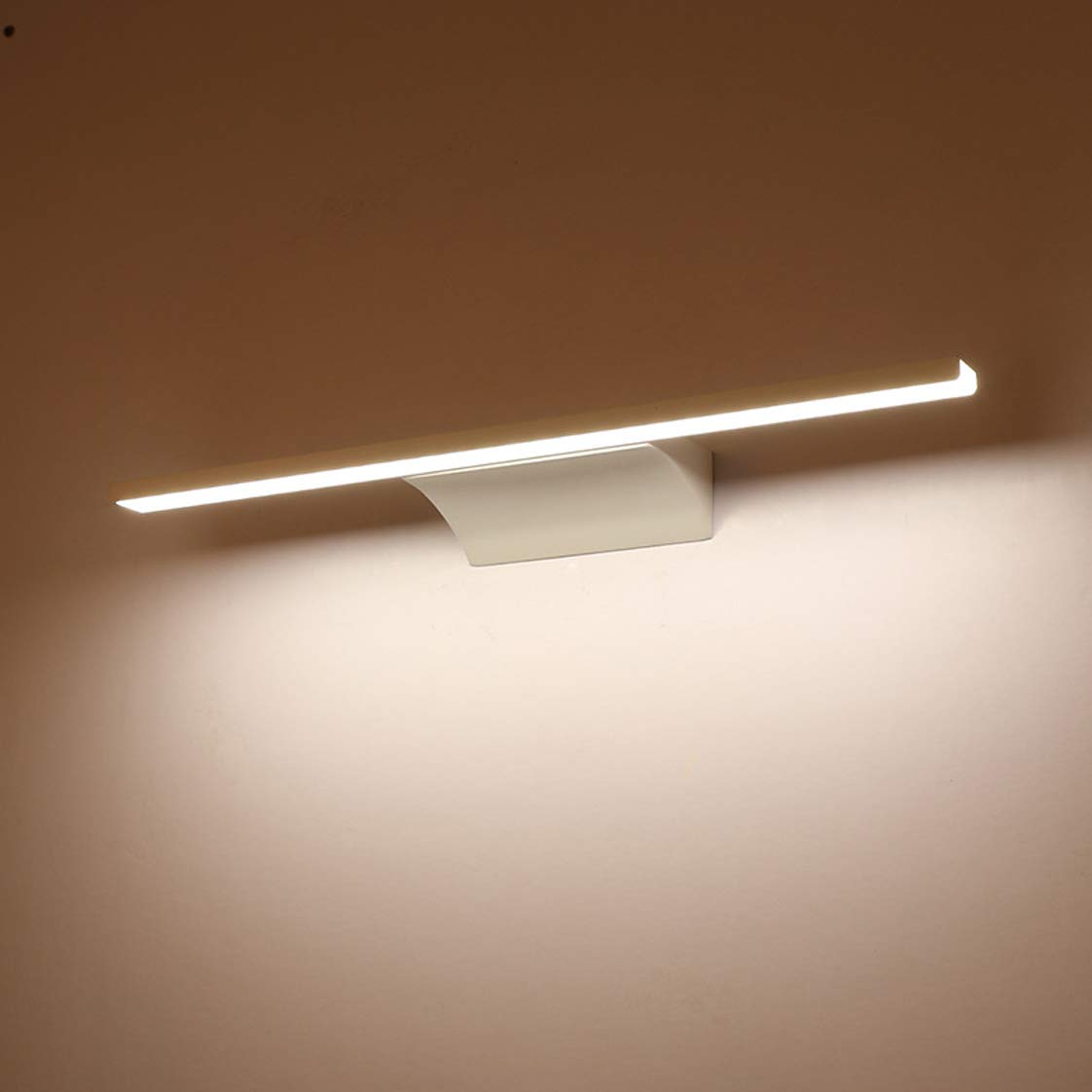 Luz espejo baño, luz espejo LED, iluminación imagen LED Lámpara frontal pared ahorro energía Blanco natural 4000K IP44 Luces aplique maquillaje LED impermeables