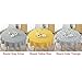 Table Cloth, Round Stripe Table Cover Nordic Twill Floral Tablecloth Washable Dining Decorative for Holiday Home Christmas Party Picnic (Gray)