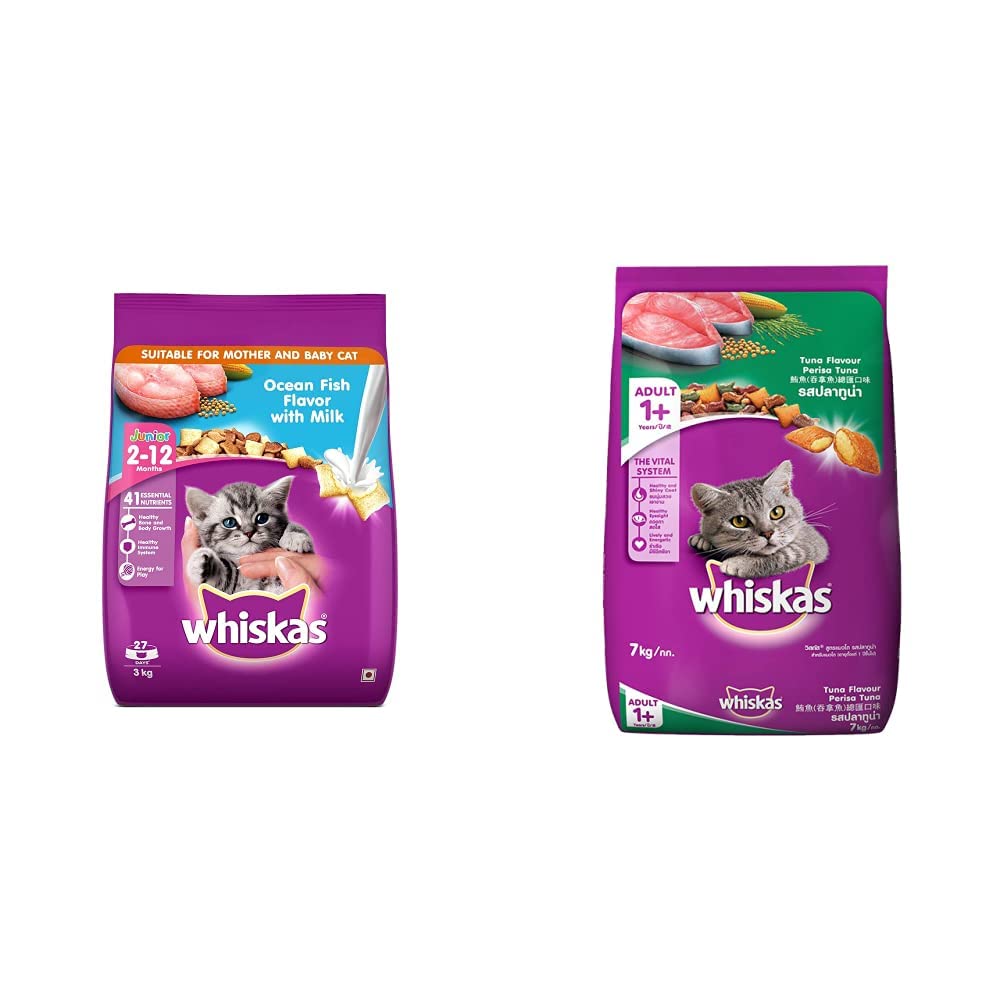 See full amazon price history chart for Whiskas Kitten (2-12 Months) Dry Cat Food, Ocean Fish with Milk, 3kg Pack & Adult (+1 Year) Dry Cat Food, Tuna Flavour, 7kg Pack Whiskas Kitten (2-12 Months) Dry Cat Food, Ocean Fish with Milk, 3kg Pack & Adult (+1 Year) Dry Cat Food, Tuna Flavour, 7kg Pack (B08Q5W73W1) Amazon Price History, Amazon Price Tracker