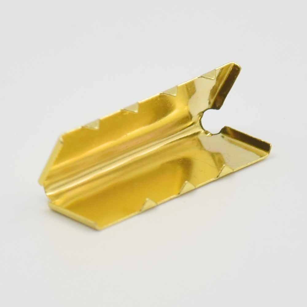 Micoshop Gold 50 Pcs 1" 25Mm Belt End Tip Buckle For Cotton Webbing Tag Bag Nickle Bronze Nickle-Black Choice