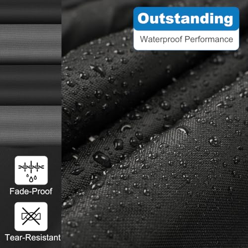 Image of QUNSUNUS Car Cover for VW Bus T1 T2 T3 1950-1992, Waterproof VW Bus Cover with Cotton Lining, All Weather VW Van Cover with Straps and Zipper for Wind, Sun, UV and Dust Protection