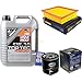 Produktbild QR-PARTS 69394580 Filter Set Inspektionspaket 5 Liter Motoröl Top Tec 4200 5W-30 SCT Germany Luftfilter Ölfilter