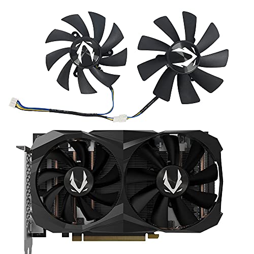 Image of Fan Replacement Cooler for Zotac RTX 2060, 87mm, 100mm Fans, Compatible with ZT-T20600K-10M, Desktop