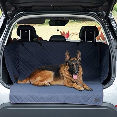 Petsfit Car Boot Liner for Dogs, Water-Resistant Scratchproof Car Boot Protector for Car with Side Flap, Durable Washable Dog Boot Cover for Dogs Against Dirt and Pet Hair, Large Size Universal Fit Cover