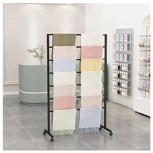 Rangement de garde-robe extensible pour dressing moderne : portant à pantalons sur roulettes