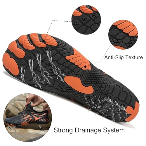 Hike Barefoot Shoes for Women Men Footwear Pro Bare Foot Shoes Wide Toe Box, Healthy & Non-Slip Trail Running Shoes, Breathable Beach Pool Swim Surf Hiking Shoes3