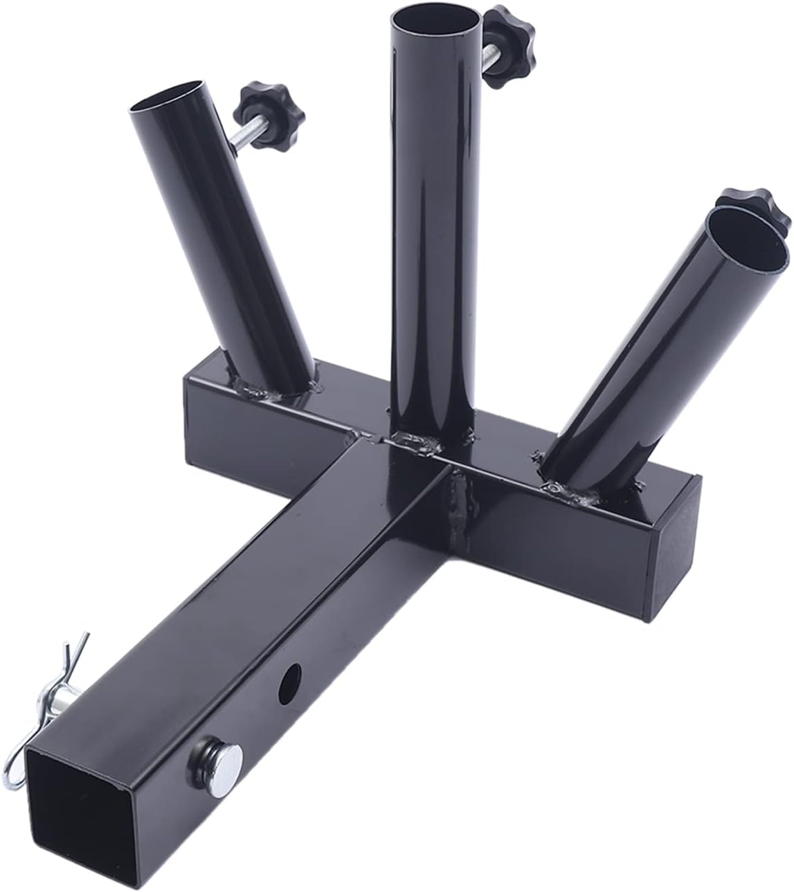 TOOL1SHOoo Triple Flag Pole Holder Flag Stand Hitch Mount