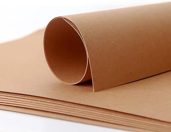 Brown Cardstock Craft Art Paper, 20 Sheets 12 x 12 Card Stock Thick Kraft Paper 80 lb/235 gsm Colored Paper, Heavy Weight Cover Stock for Arts Crafts DIY, Invitations, Card Making, Printing