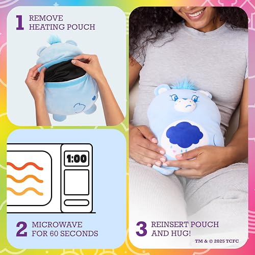Image of Happy Helpers Grumpy Bear By Relatable, The Cozy Comfort That's Anything But Boring, Get Relief with This Plush Heating Pad for Cramps and Body Pain, Includes 1 Microwavable Grumpy Bear Heating Pad