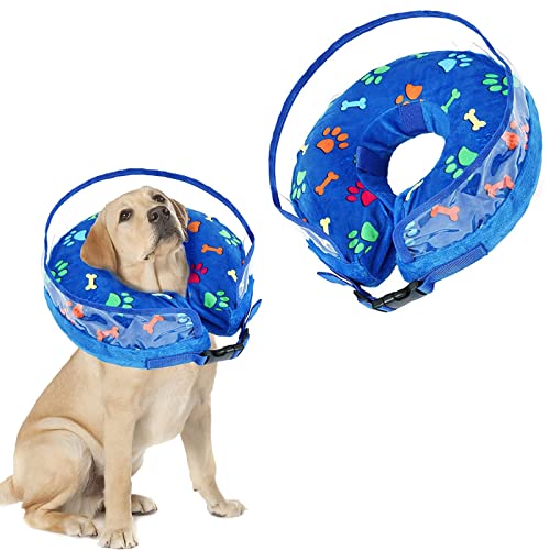 pets inflatable dog collar