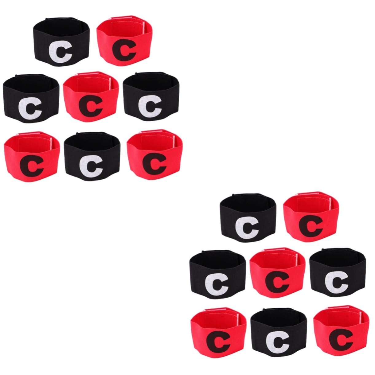 Abaodam Bracciali Sportivi Regolabili Per Calcio E Rugby Fascia Per Braccio E Variabile Colore Casuale