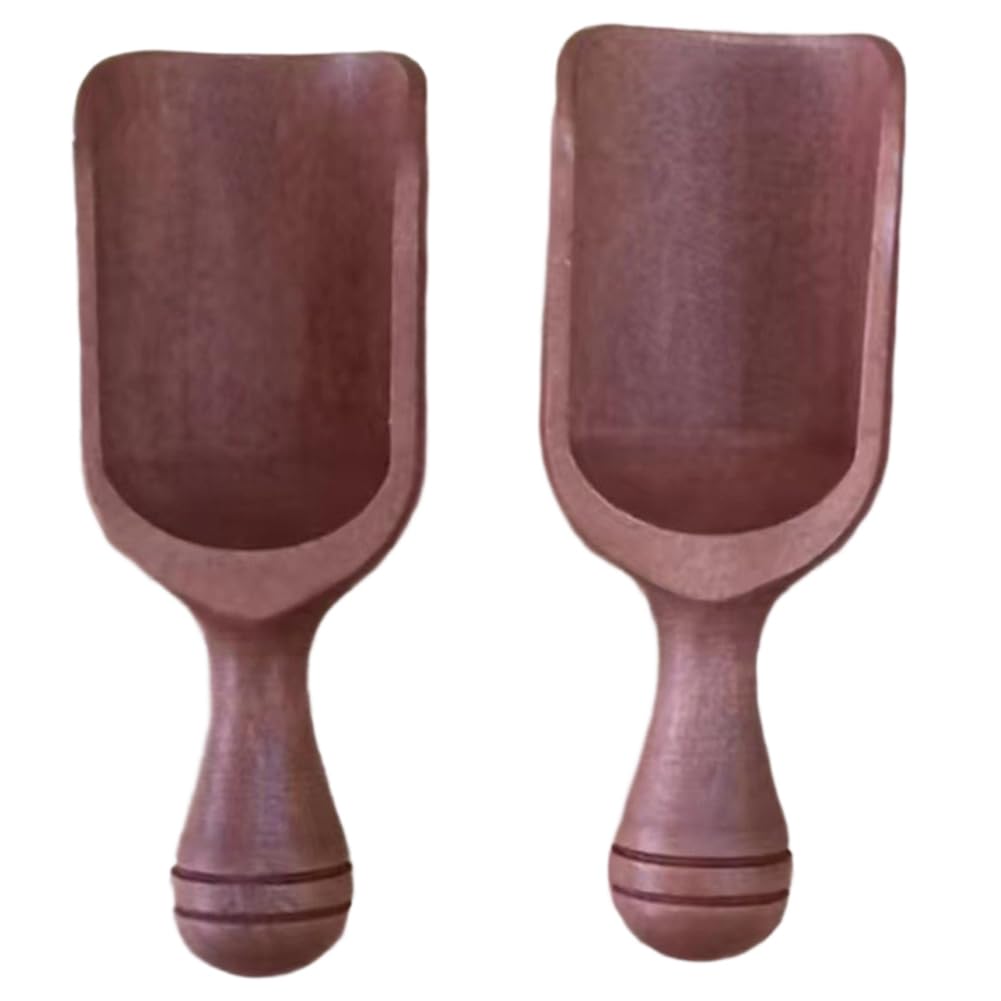 Hndhbfgrt Mini Wood Coffee Spoons Multipurpose Tablespoon Scoops Ground Coffee Bean Sugar Spices