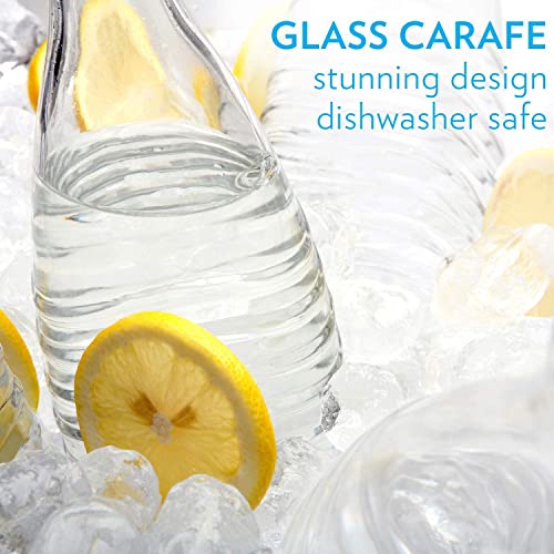 SodaStream 0,615L Glaskaraffe spülmaschinenfest mit fest schließendem Deckel für Wassersprudler wie Crystal oder Penguin… - Image 5