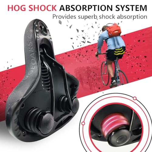 Bike Seats for Men and Women, Comfortable Bicycle Seat, Bike Saddle, Bike Seats for Mountain Bike, Road Bike, Exercise Bike, DH, BMX