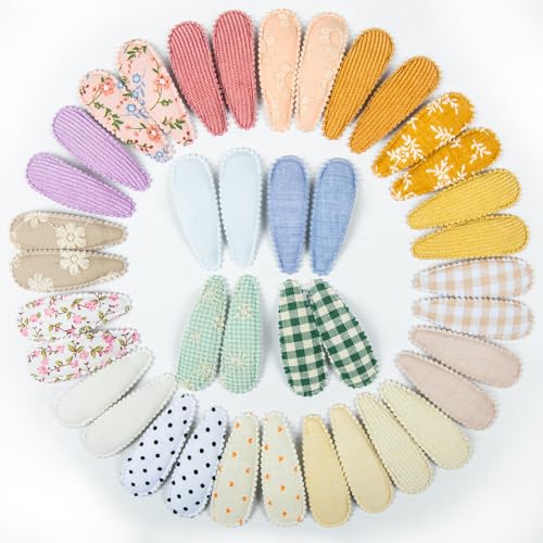 Sofier 40Pcs Baby Hair Clips For Girls Toddler Hair Clips, Non Slip Snap Baby Barrettes For Fine Hair thumb #3